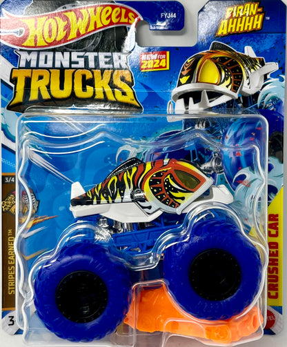 Hot Wheels Monster Trucks Piran-Ahhhh Stripes earned