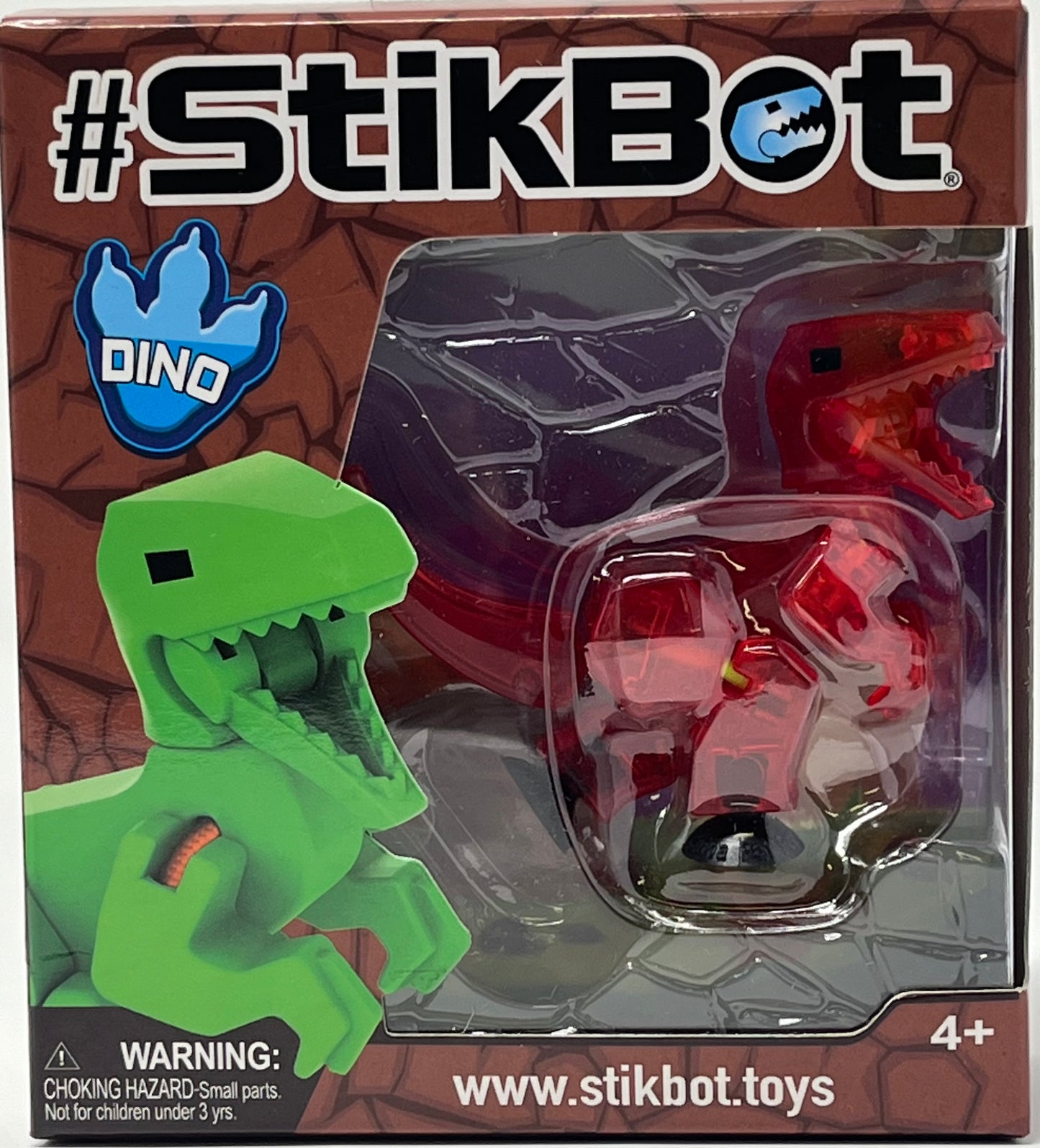 Stikbot Red Stik Velociraptor Dinosaur You Create You Animate