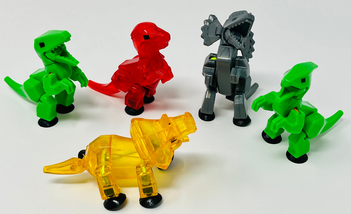 Zing Stikbot Dinosaur 5 Pack Award Winning Stop Motion Animated Toys