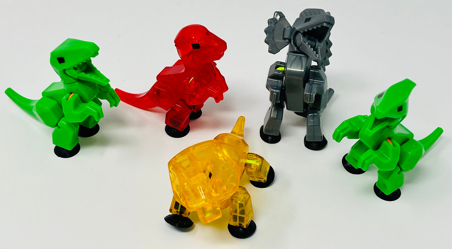 Zing Stikbot Dinosaur 5 Pack Award Winning Stop Motion Animated Toys