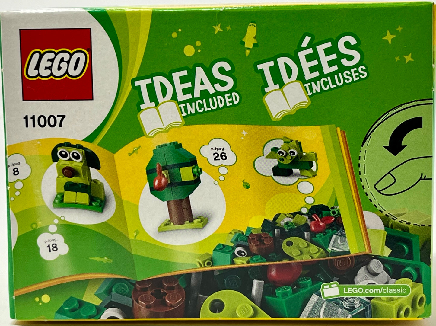 LEGO Classic - Creative Green Bricks 11007 60 pieces