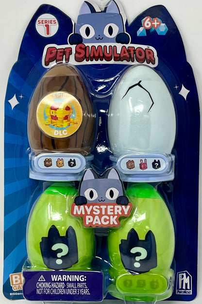 Phatmojo Simulator X Mystery Pet Minifigure Collectibles - 4 Pack