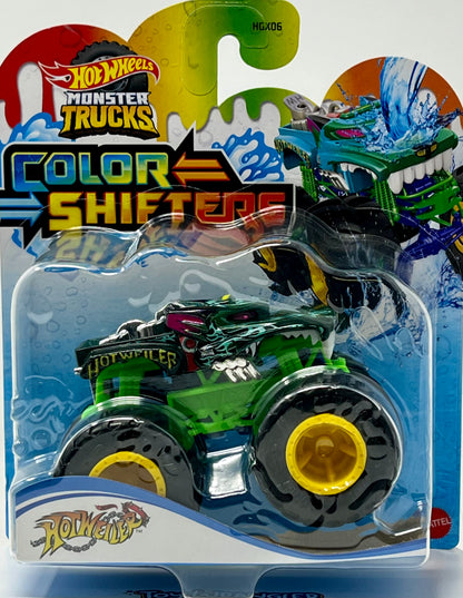 Hot Wheels Color Shifters Colour Changing Monster Trucks Hot Weiler 1:64