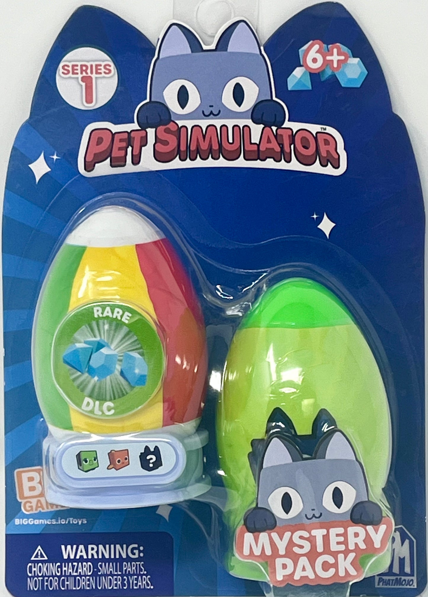 Pet Simulator X Series1 Big Games 2 Pack Mystery Eggs Rare