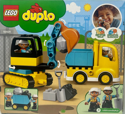 LEGO DUPLO Town Truck & Tracked Excavator Toy 10931