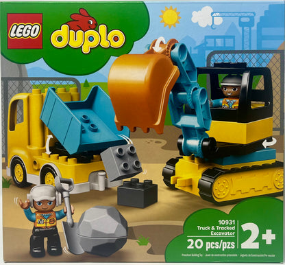 LEGO DUPLO Town Truck & Tracked Excavator Toy 10931