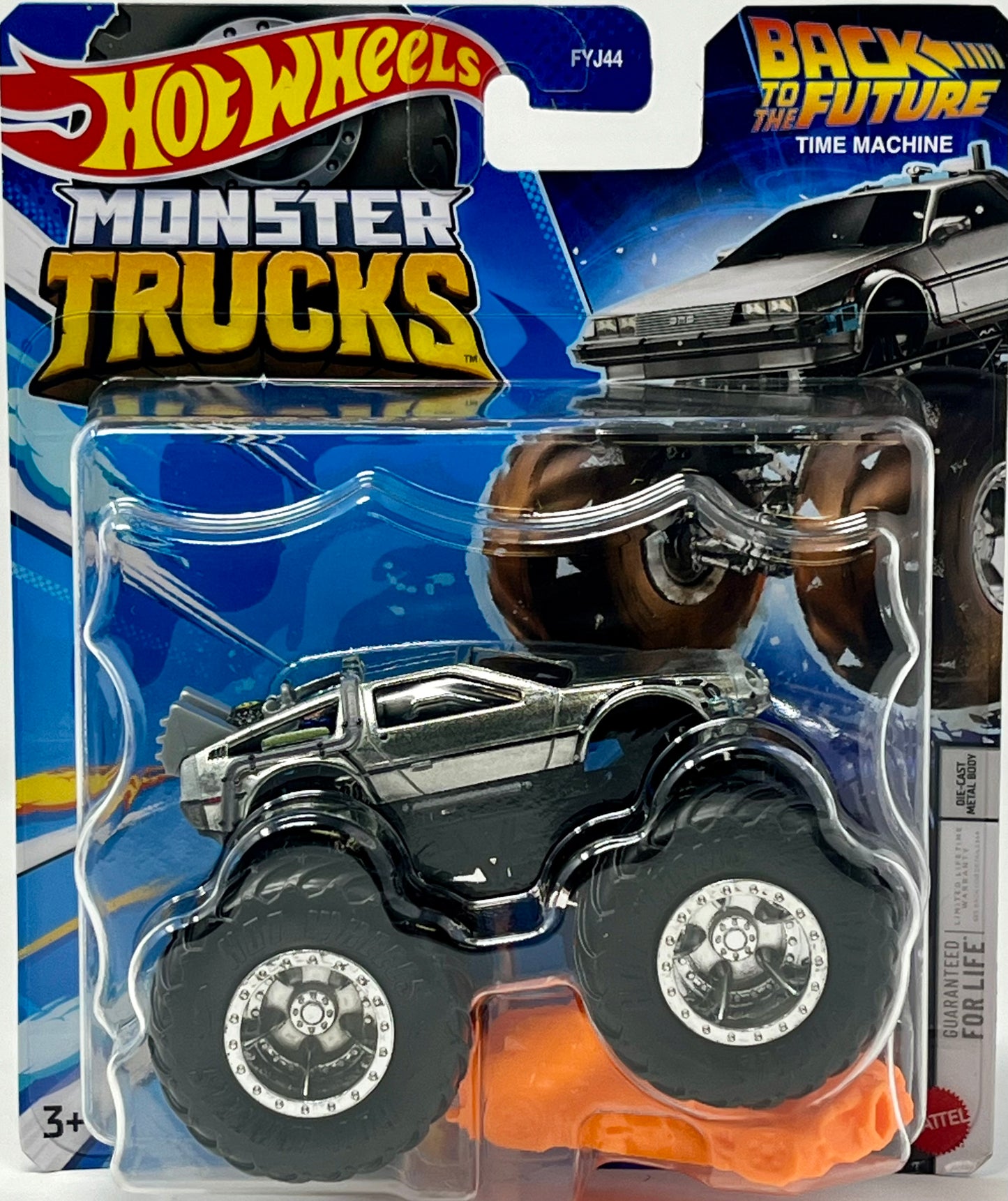 Hot Wheels Monster Trucks Back To The Future Delorean Time Machine