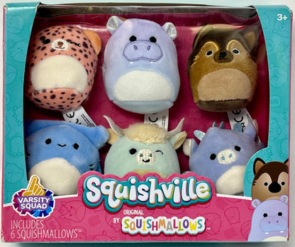 Squishmallows Squishville Varsity Squad Set of 6