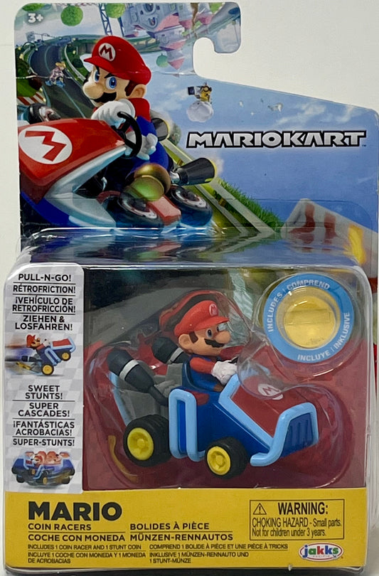 Super Mario Stunt Kart Coin Racers Series 1 Mario Figure