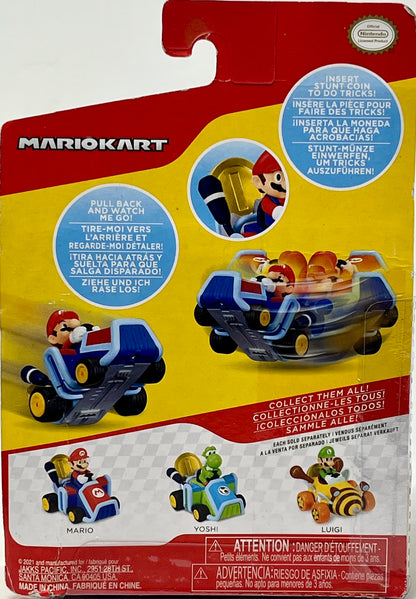 Super Mario Stunt Kart Coin Racers Series 1 Mario Figure