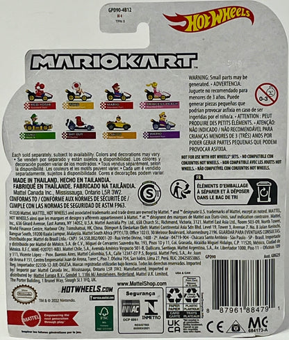 New Hot Wheels 1:64 Mario Kart Red Yoshi Standard Kart