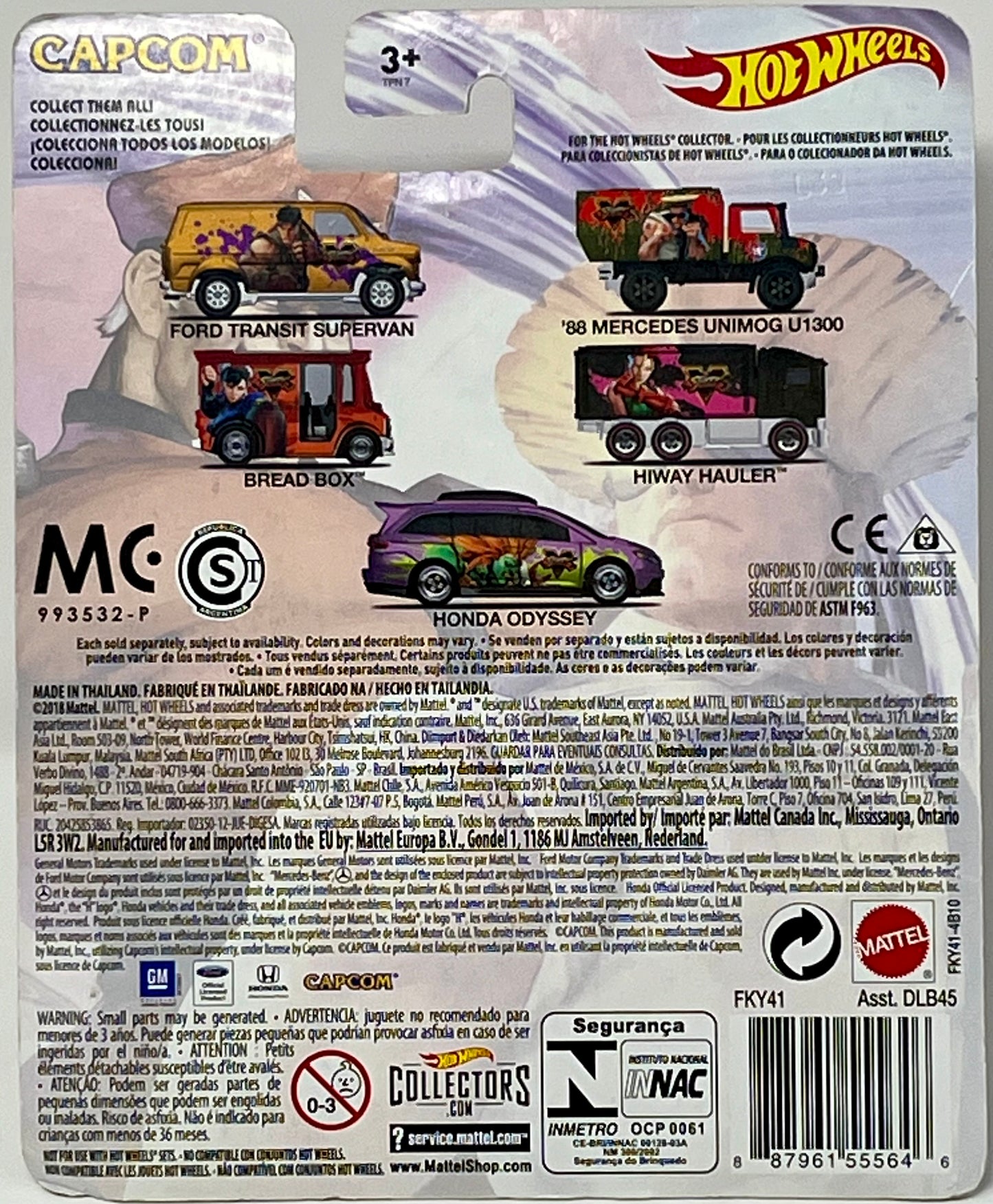 Hot Wheels Premium Capcom Street Fighter '88 Mercedes Unimog Real Riders