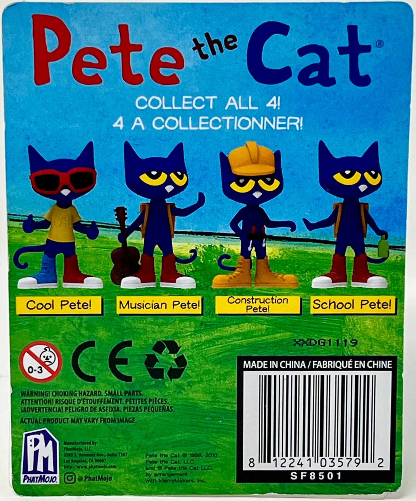 Pete the Cat -Musician Pete 3” Figure