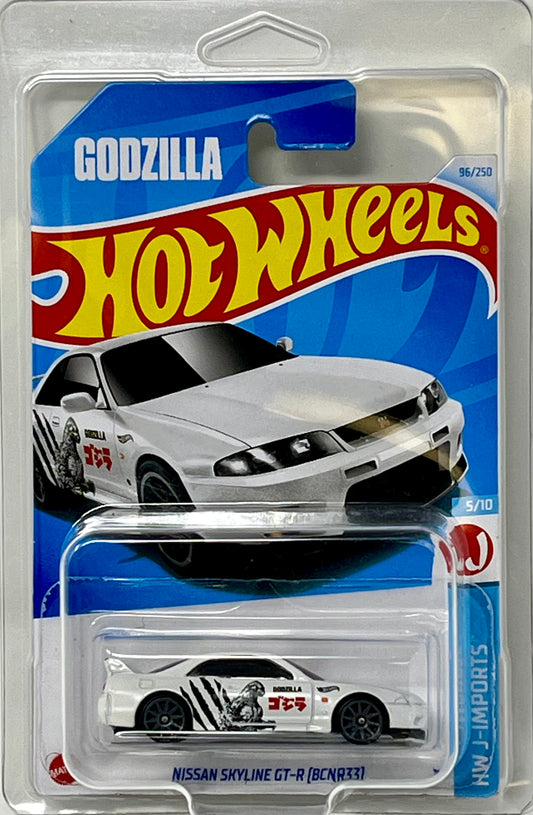 Hot Wheels Nissan Skyline GT-R (BCNR33) Godzilla 5/10 HW-J Imports 86/250 Ships with Protector