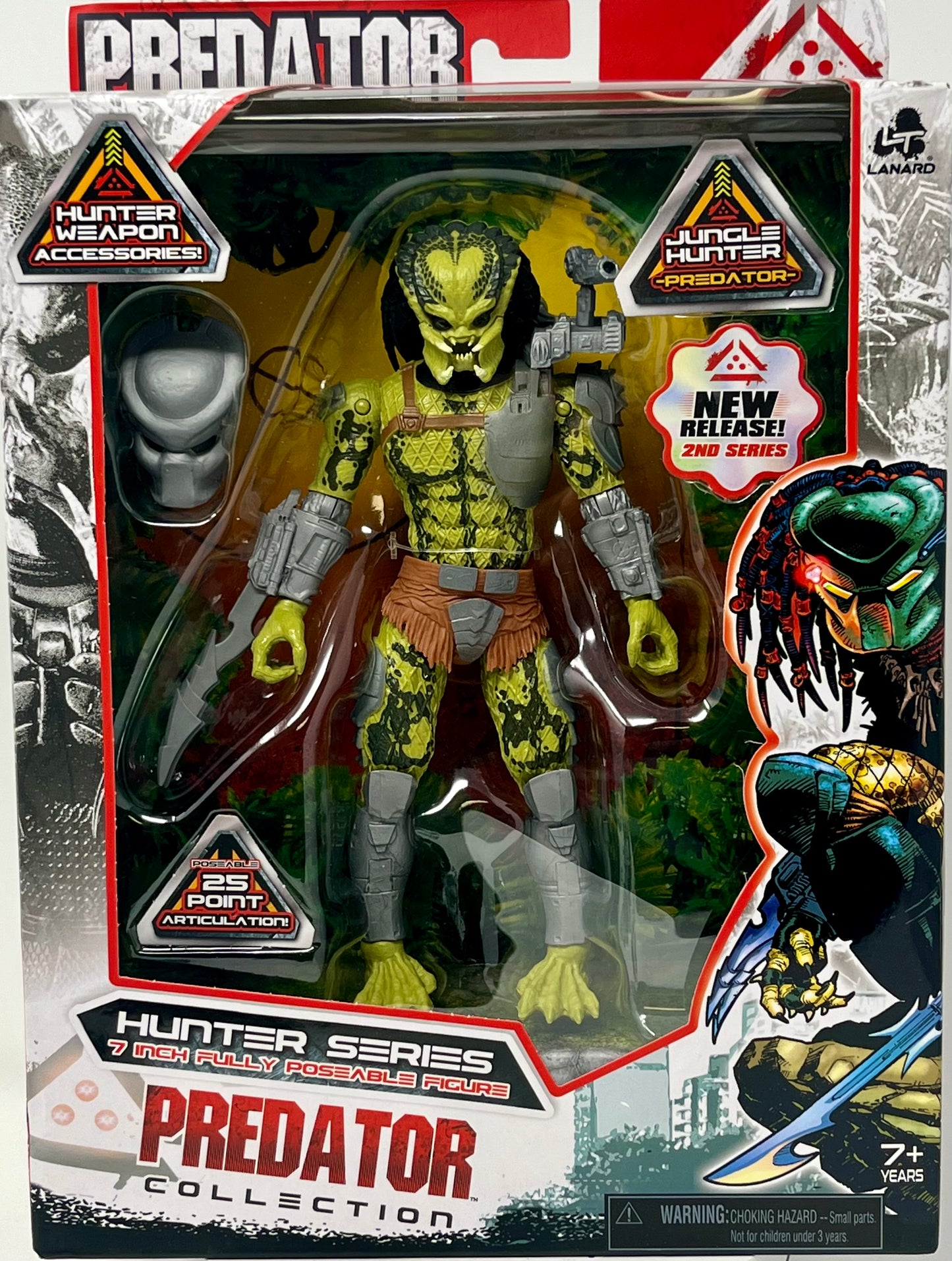 Jungle Hunter Green Predator Series2 Battle Action Figure