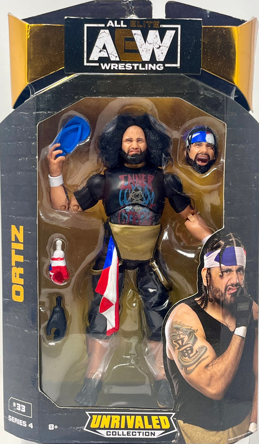 AEW ORTIZ Jazwares Unrivaled Collection Series 4 Action Figure #33