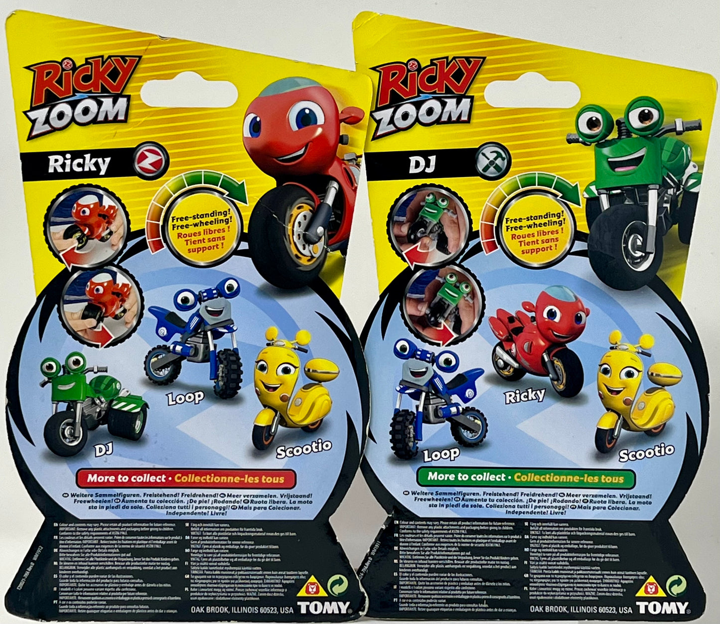 Tomy Ricky Zoom Core Racers Toot Ricky & DJ