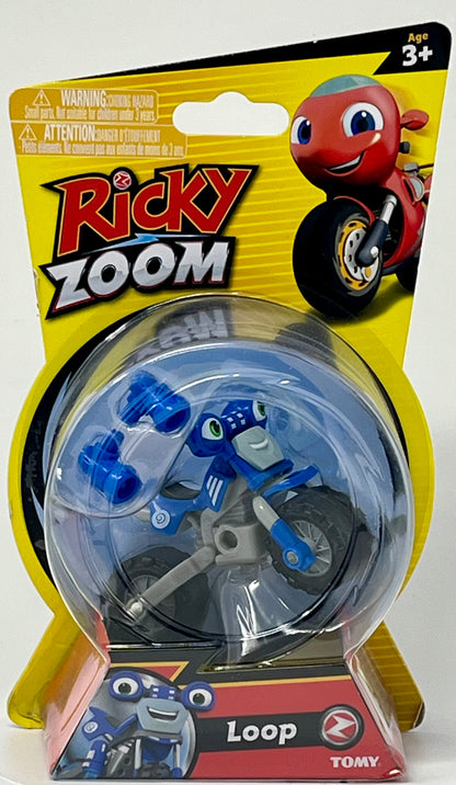 Ricky Zoom-Loop Hoopla Motorcycle Toy Action Figure 3”