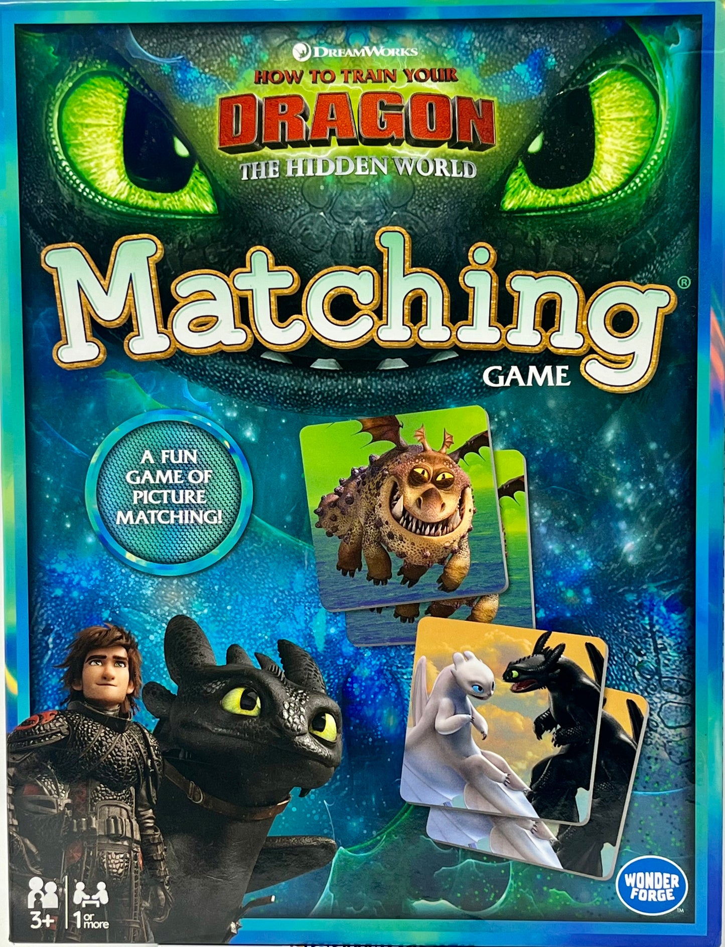 How To Train Your Dragon Matching Game The Hidden World by Wonder Forge