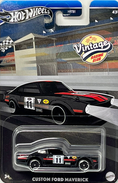 Hot Wheels Custom Ford Maverick Vintage Racing Club 4/5 with Protector