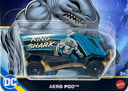 Hot Wheels DC Batman Series -KING SHARK - Aero Pod with Protector