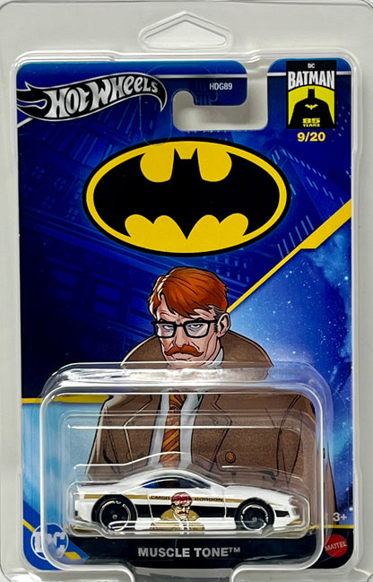 Hot Wheels Batman Series Muscle Tone Commissioner Gordon 9/20 with Protector