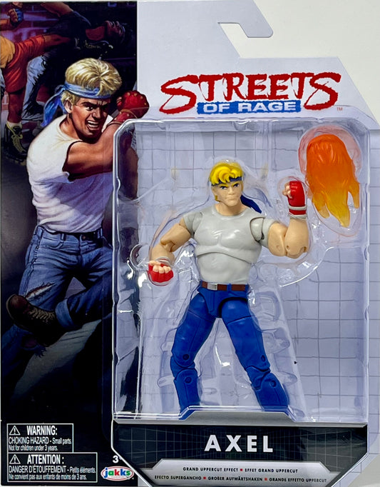 Jakks Pacific Sega Streets Of Rage Axel Action Figure Grand Uppercut Effect