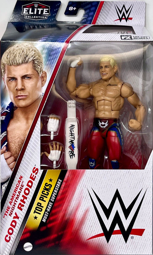 WWE Elite Action Figure “The American Nightmare” Cody Rhodes 6” 25 Articulation Points