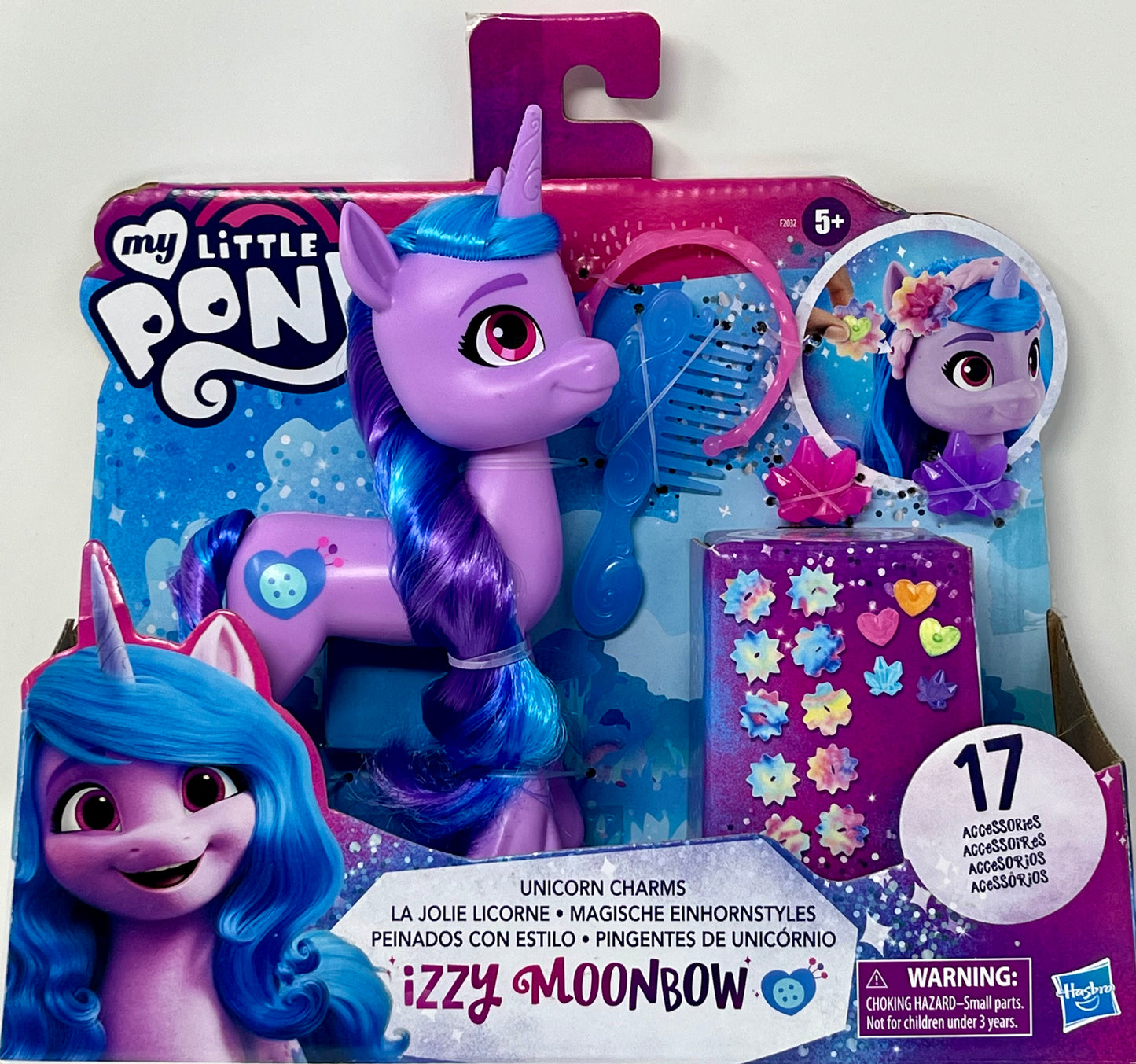 My Little Pony Unicorn Charms izzy Moonbow Figure