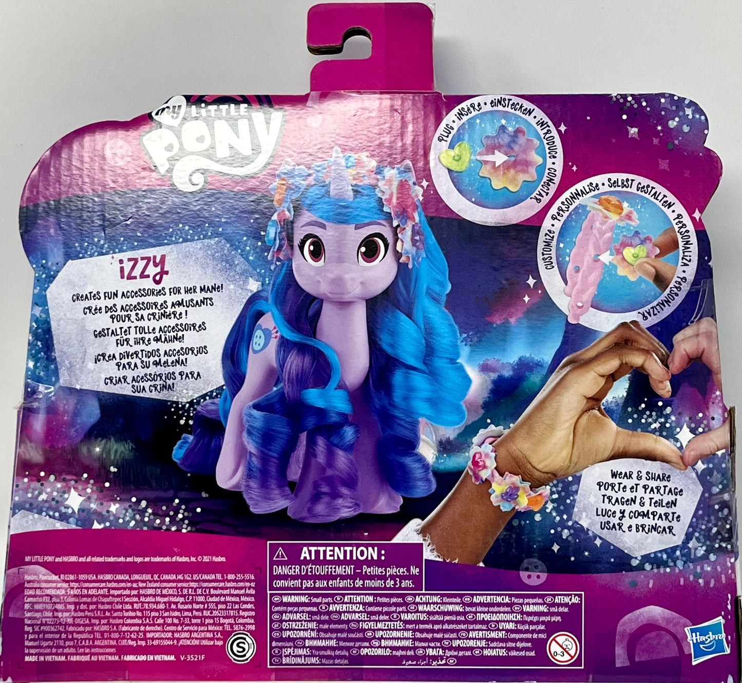 My Little Pony Unicorn Charms izzy Moonbow Figure