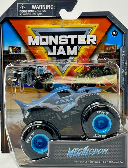 Spin Master Monster Jam Series 34  Megalodon 1/64 Legacy Trucks