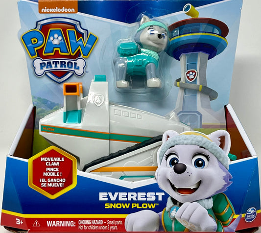 Paw Patrol Everest Snow Plow with Movable Claw for Ages 3+