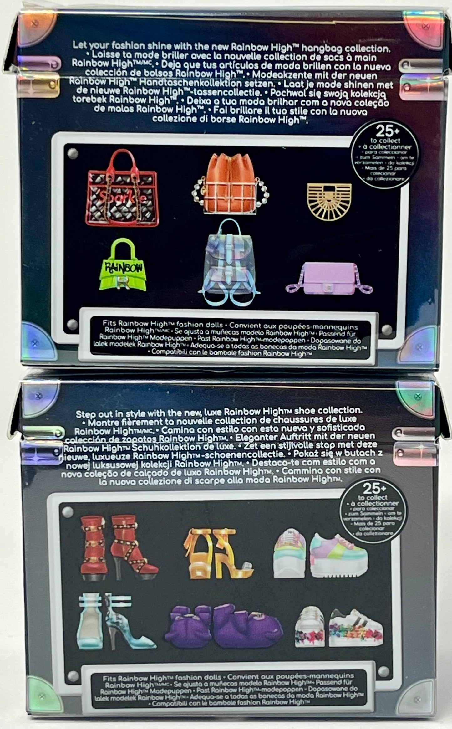 Set #3 Shadow High Mini Accessories Studio Shoes & Handbag