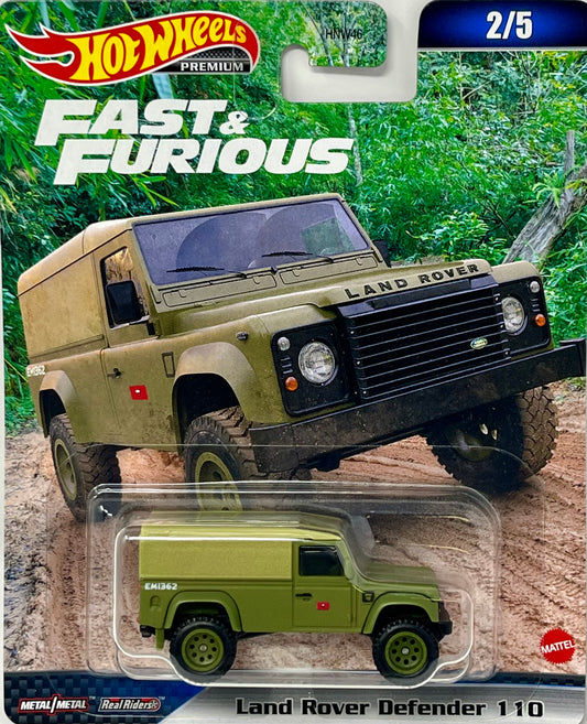 Hot Wheels Fast and Furious Land Rover Defender 110 [3 Years Old and Up]