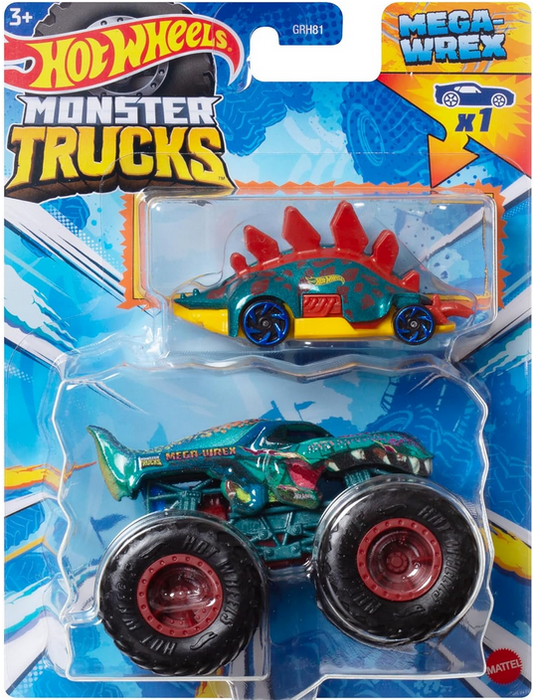 Hot Wheels Monster Trucks Mega Wrex with Motosaurus