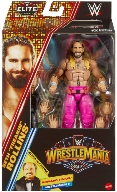 WWE Elite Collection Premium Live Event Seth Rollins Action Figure Set, WrestleMania Collectible