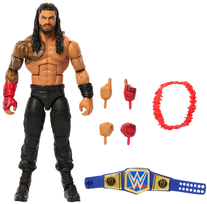 WWE Elite Top Picks Roman Reigns Action Figure & Accessories Set, 6-inch Collectible