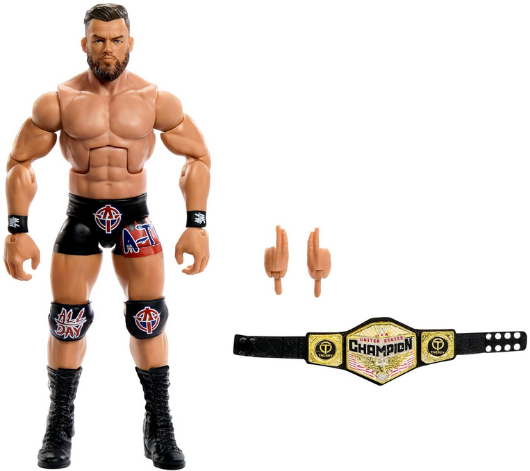 Mattel WWE Elite Action Figure & Accessories, Series #110 Austin Theory 6-inch Collectible with 25 Articulation Points & Swappable Hands