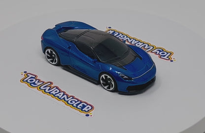 Hot Wheels Automobili Pininfarina Battista (Blue) with Protector