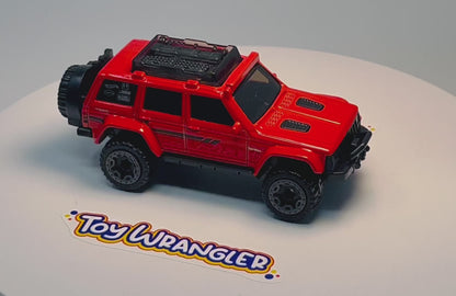 Hot Wheels '95 Jeeps Cherokee (Red) Baja Blazer with Protector