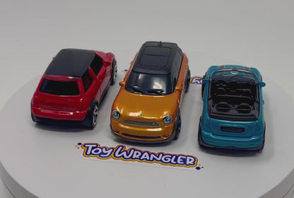 Matchbox 3 Pack 2010 Mini Cabrio 2003 Mini Cooper S 2011 Mini Countryman