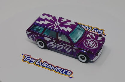 Hot Wheels 2023 HW Wagons Series Purple Datsun Bluebird Wagon 510