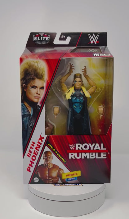 Mattel WWE Elite Collection Action Figure Royal Rumble Beth Phoenix with Accessory and Virgil Build-A-Figure Parts