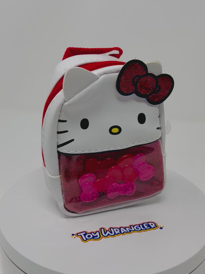 Real Littles Hello Kitty Sanrio Mini Red Glitter Backpack